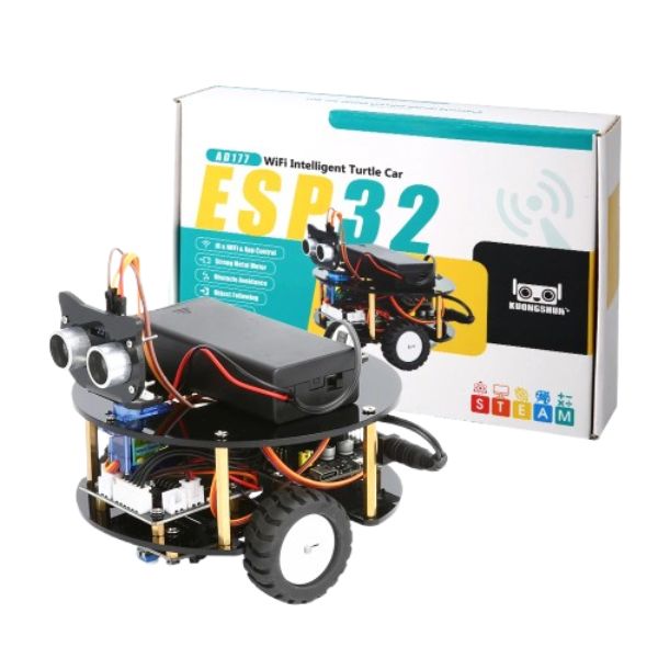 Kit Robot ESP32 4WD WiFi Intelligent Turtle Car