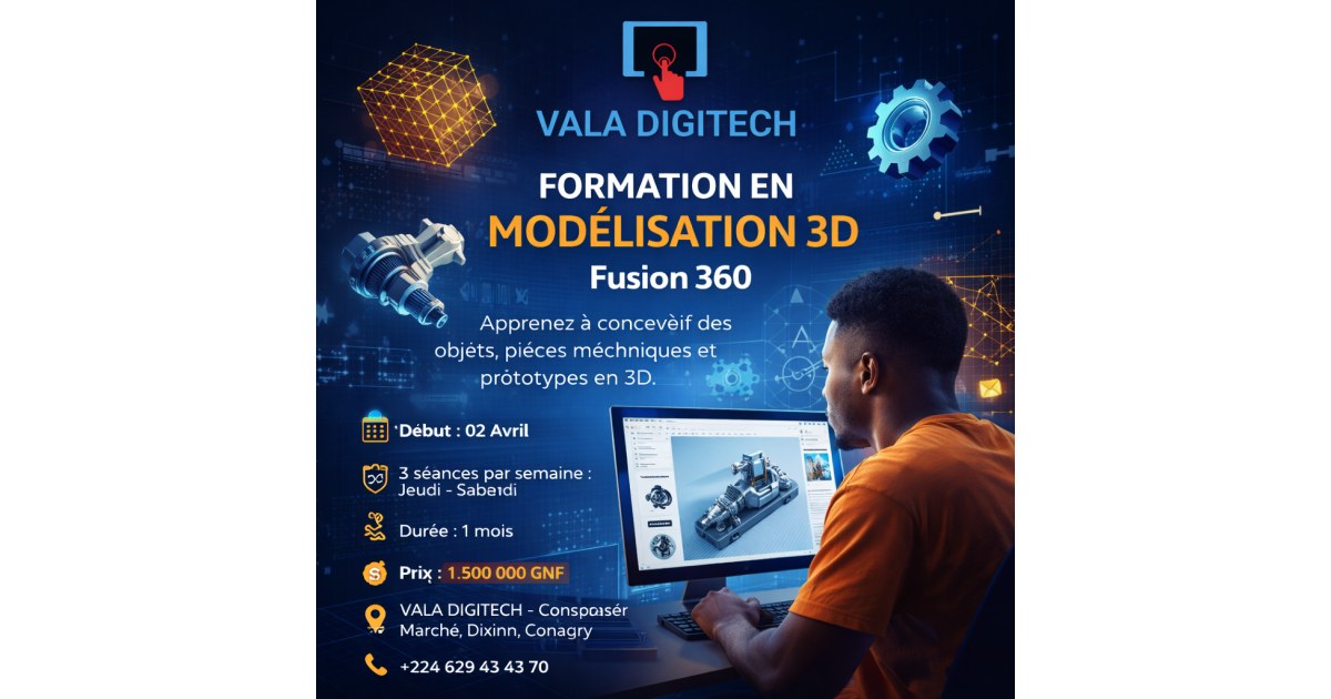 Modélisation 3D avec Fusion 360