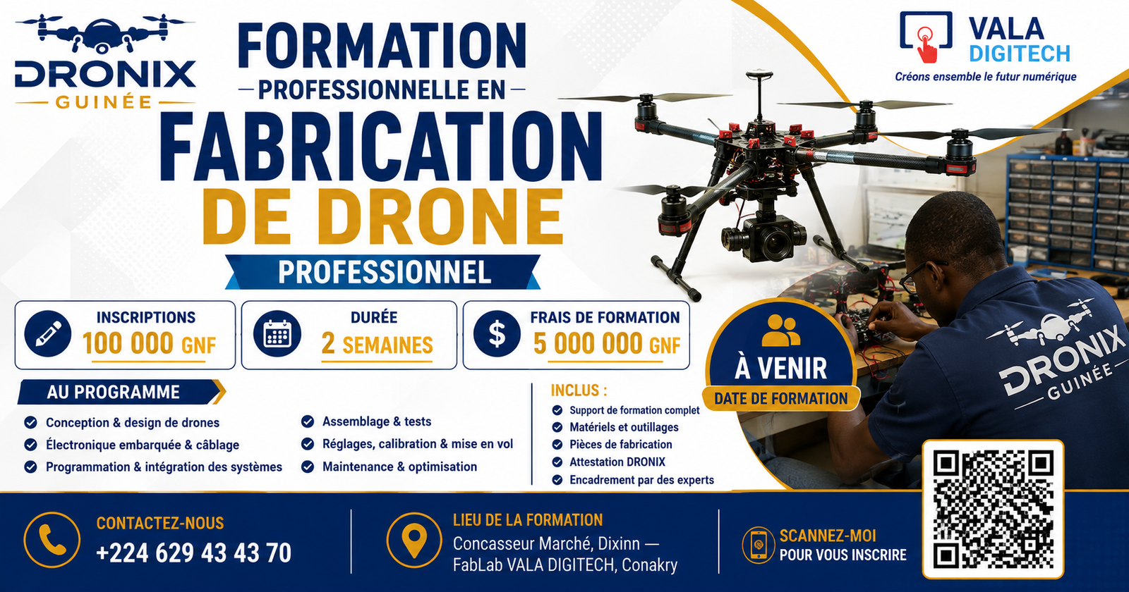 Fabrication Drone Professionnel