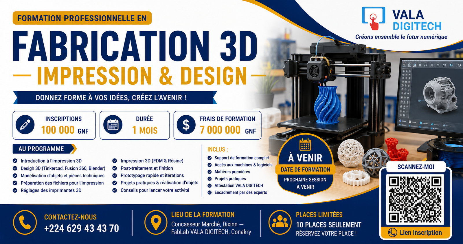 Fabrication 3D — Impression & Design