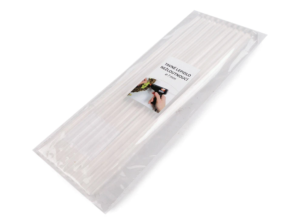 Paquet Bâtons de colle thermocollante, Ø 7 mm, longueur 20 cm, non jaunissants