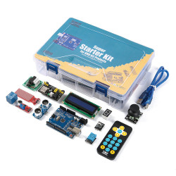 Kit Arduino Uno R3 Complet – Starter Kit avec Breadboard et USB