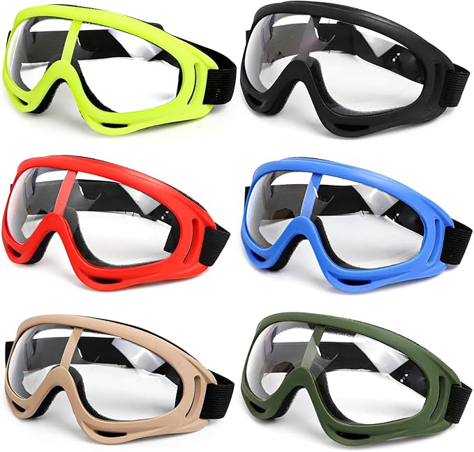Lunettes de Protection Réglables pour Enfants / Lot de 6