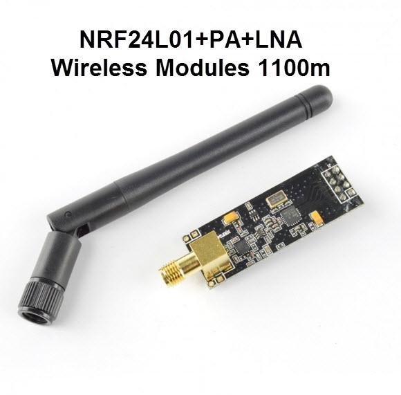 Module de Communication Sans Fil NRF24L01+ PA+LNA avec Antenne – Longue Portée jusqu’à 1100 m